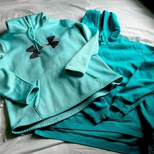 Underarmour and AE hoodies